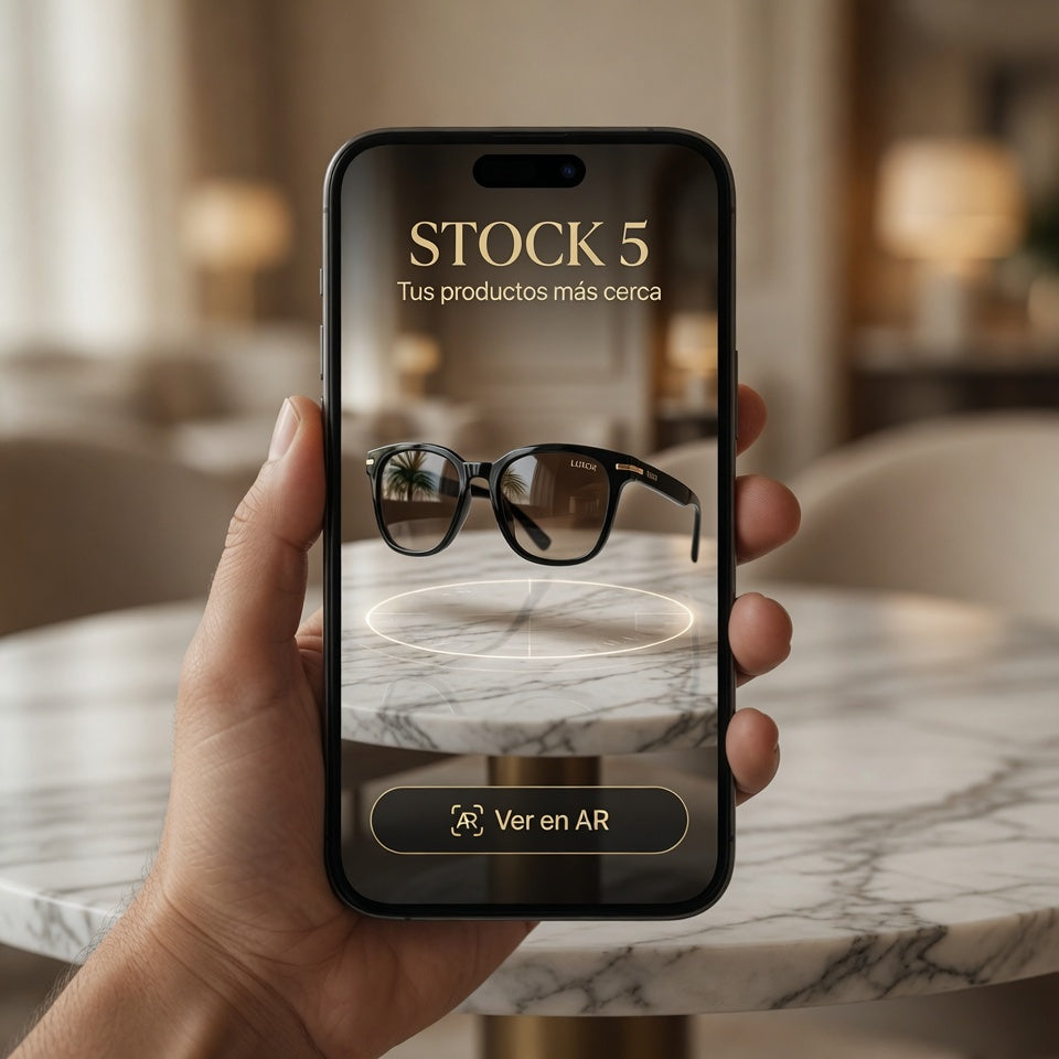 ShopAR - Plantilla 3D + AR para Tiendas Shopify ( Stock 5)
